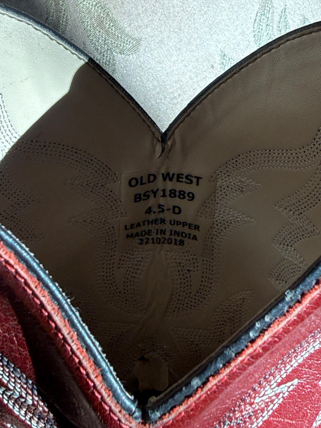 Vintage cowboy boots (UK 4.5)