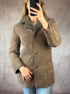 Vintage sheepskin coat (S)
