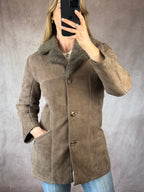 Vintage sheepskin coat (S)