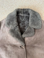 Vintage sheepskin coat (S)