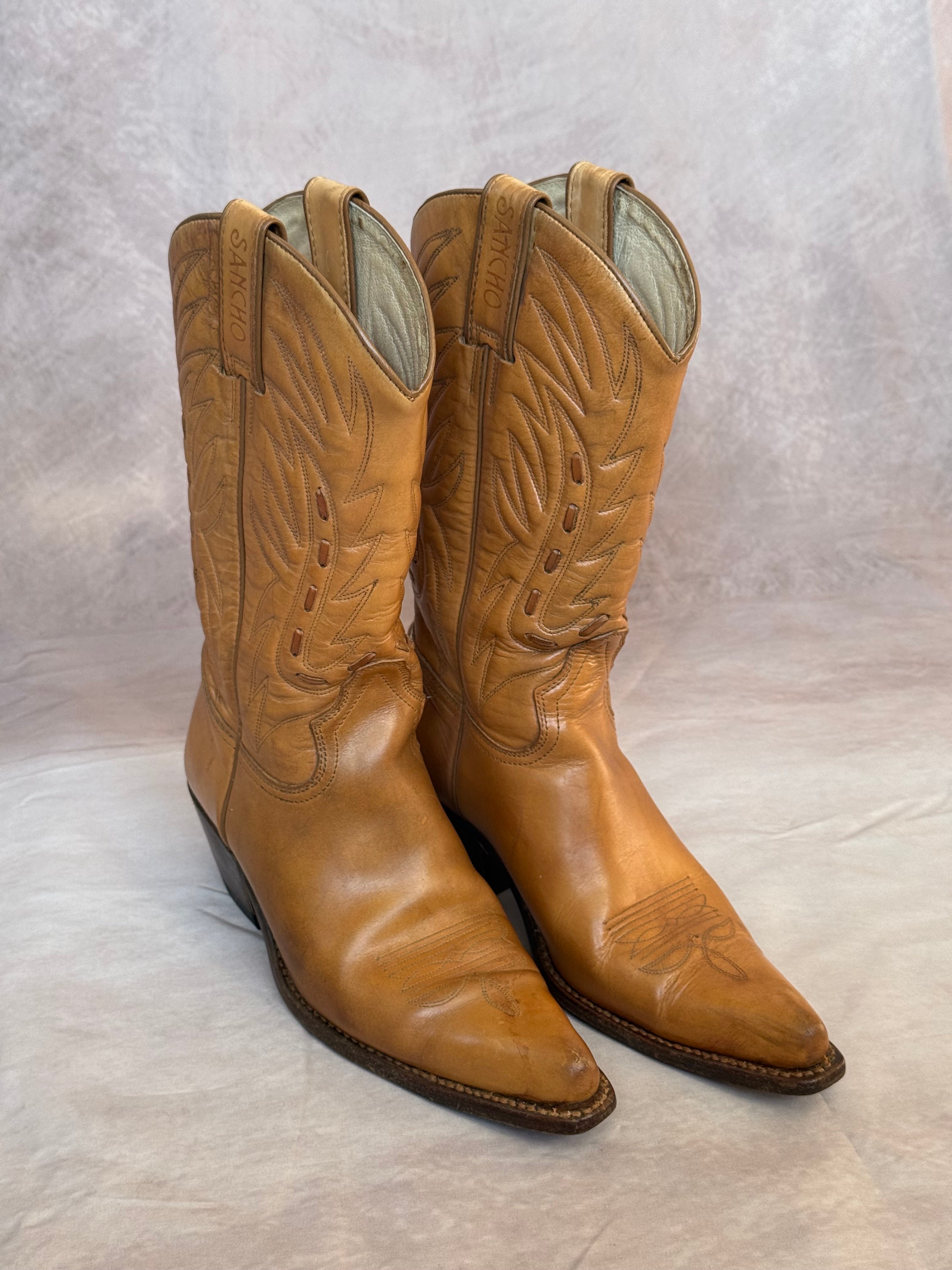 Sancho vintage cowboy boots (UK 3)