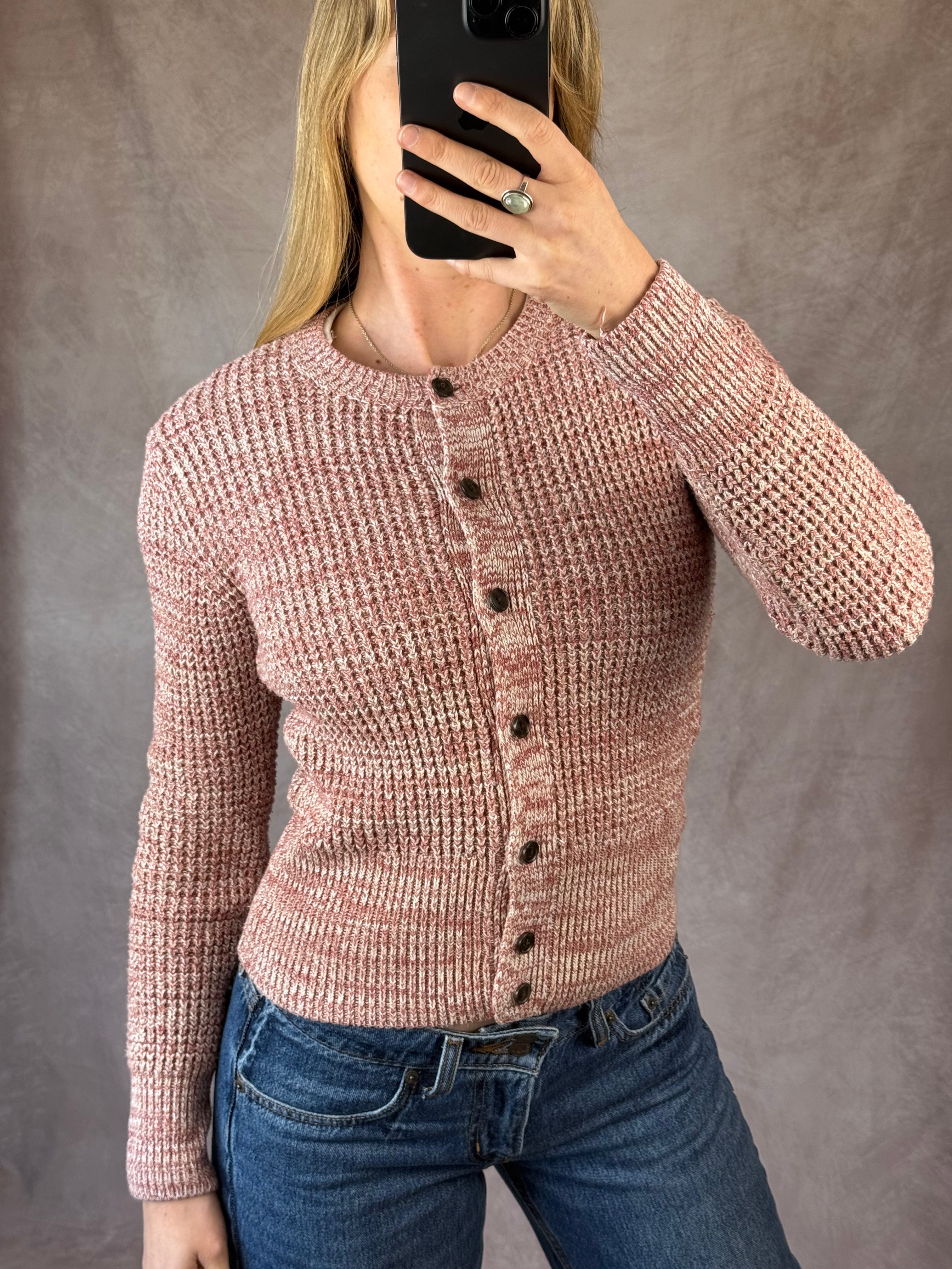 Vintage Gap buttoned up knitted jumper (XS)