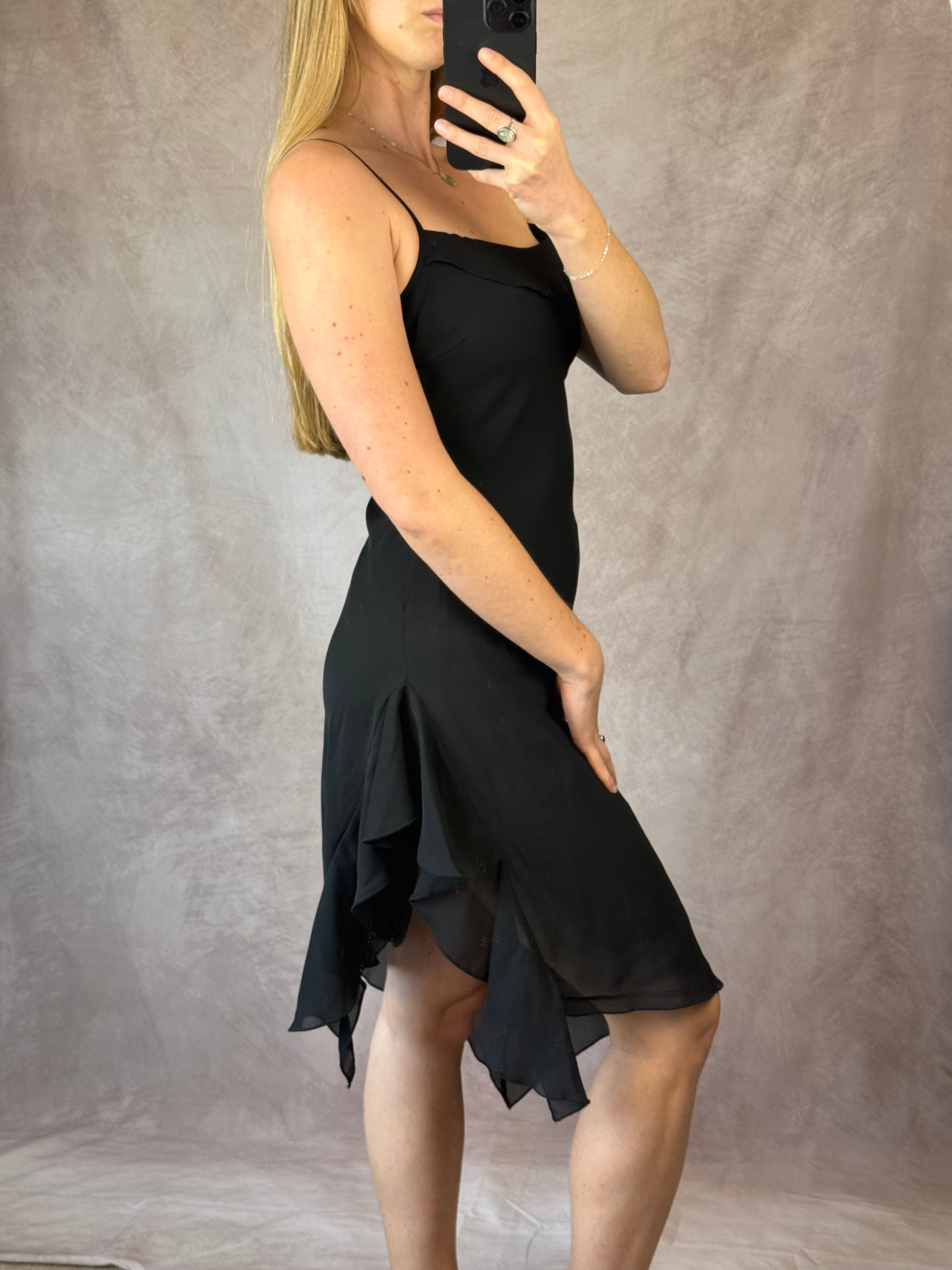 Vintage Carolyn Bessette black dress (S)