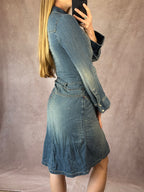 Y2K Miss Sixty blue denim dress (XS)