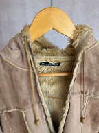 Vintage Y2K faux fur jacket (M)