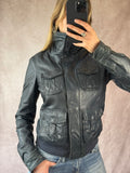 Vintage Tommy Hilfiger blue bomber jacket (M)