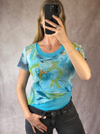 Vintage Y2K mesh fairy whimsical top (M)