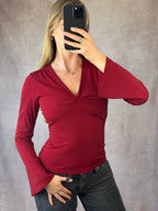 Y2K fairy whimsical blue top (M)