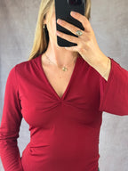 Y2K fairy whimsical blue top (M)
