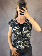Y2K fairy whimsical multi coloured top (L)