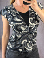 Y2K fairy whimsical multi coloured top (L)