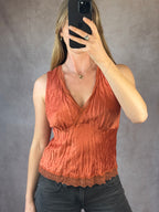 Y2K fairy whimsical multi coloured top (M)