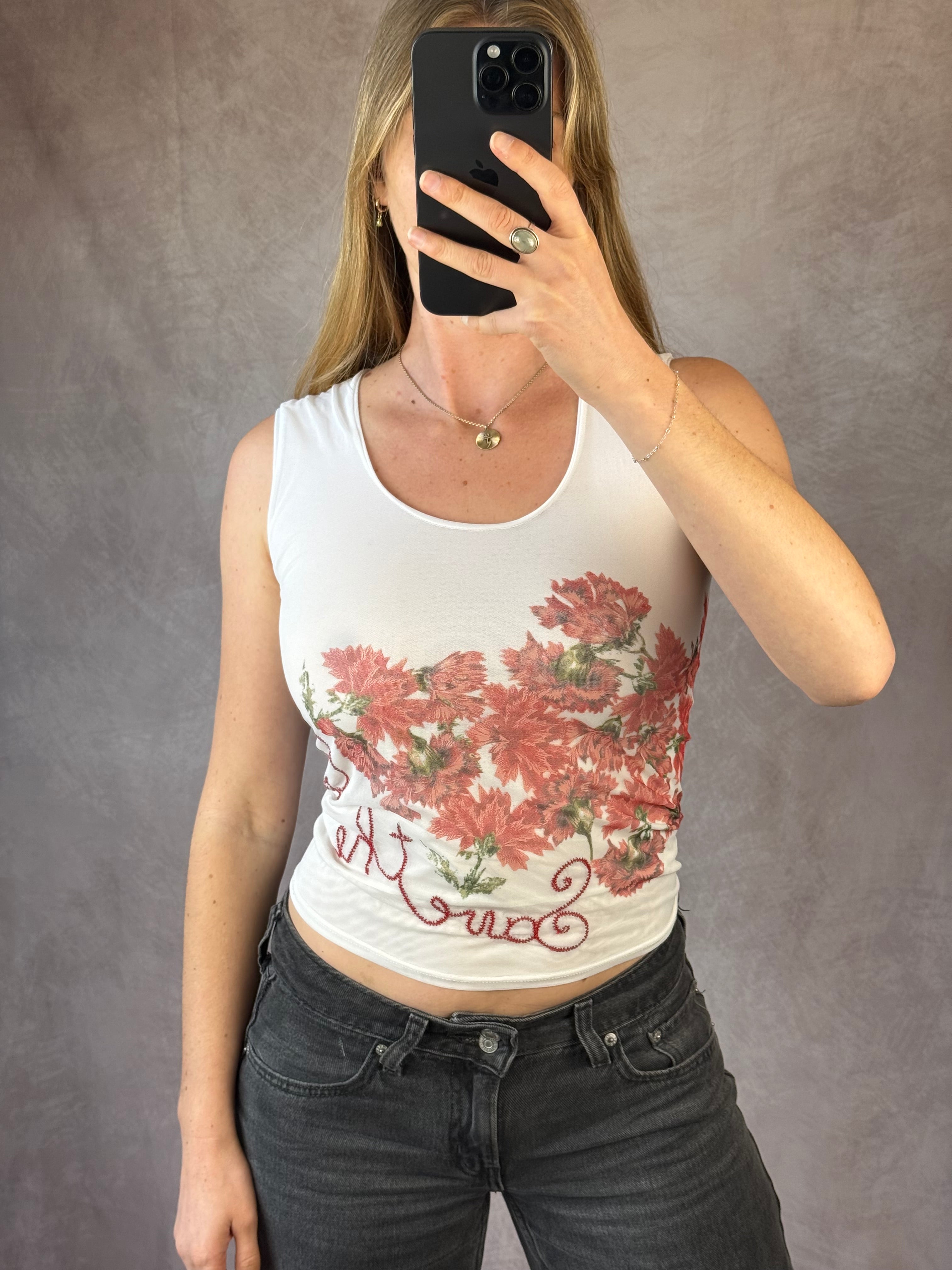 Save The Queen Y2K vintage tank top (S)