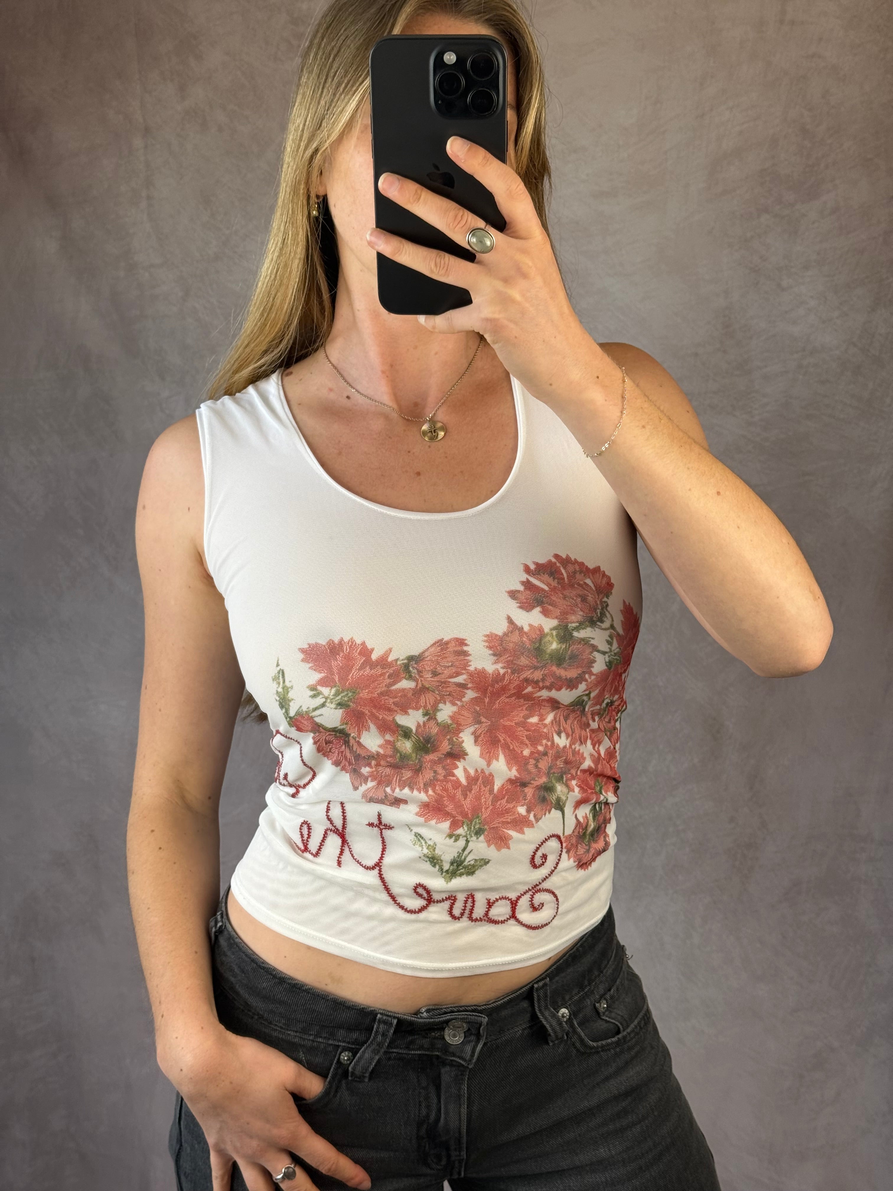 Save The Queen Y2K vintage tank top (S)