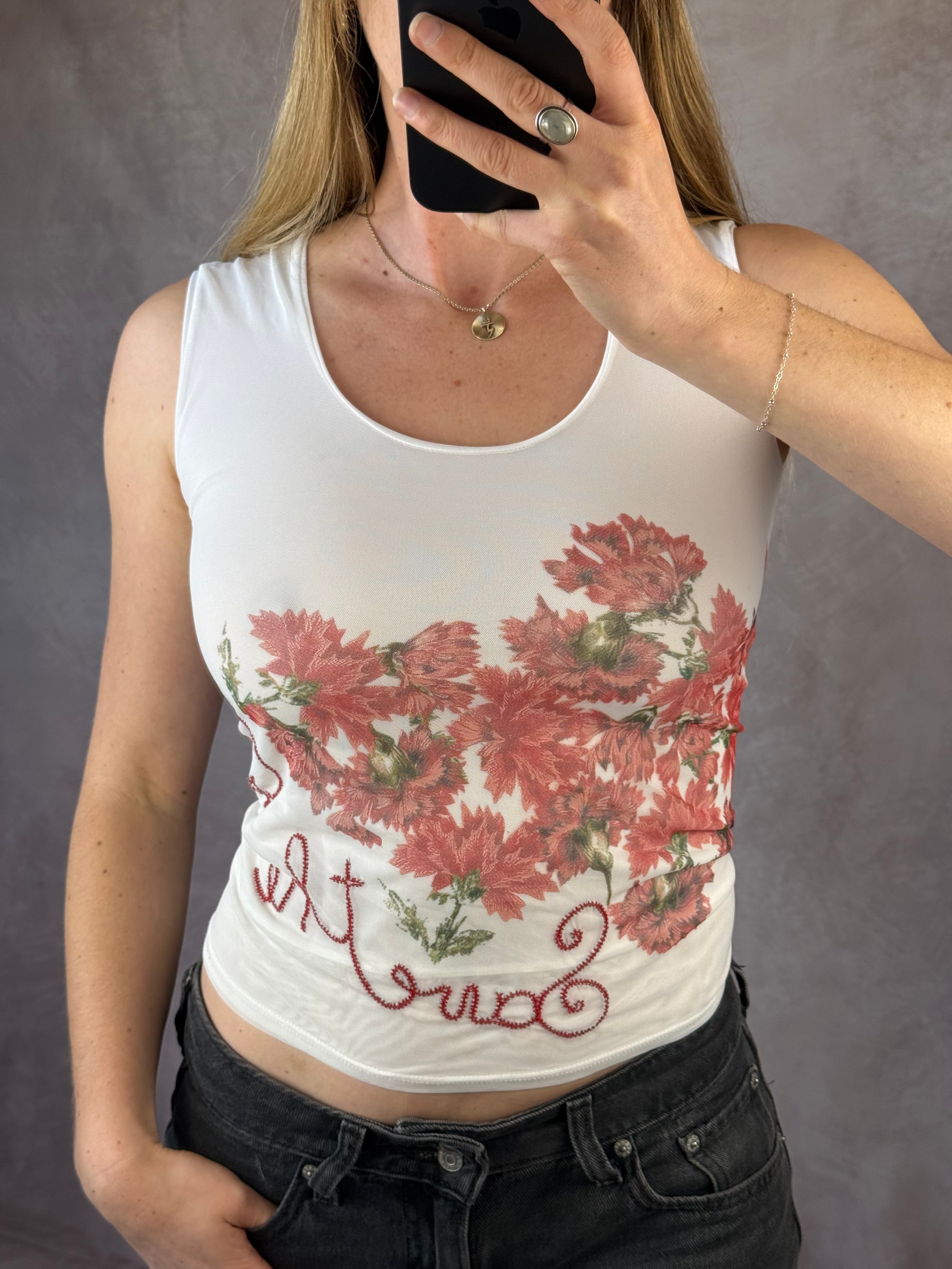 Save The Queen Y2K vintage tank top (S)