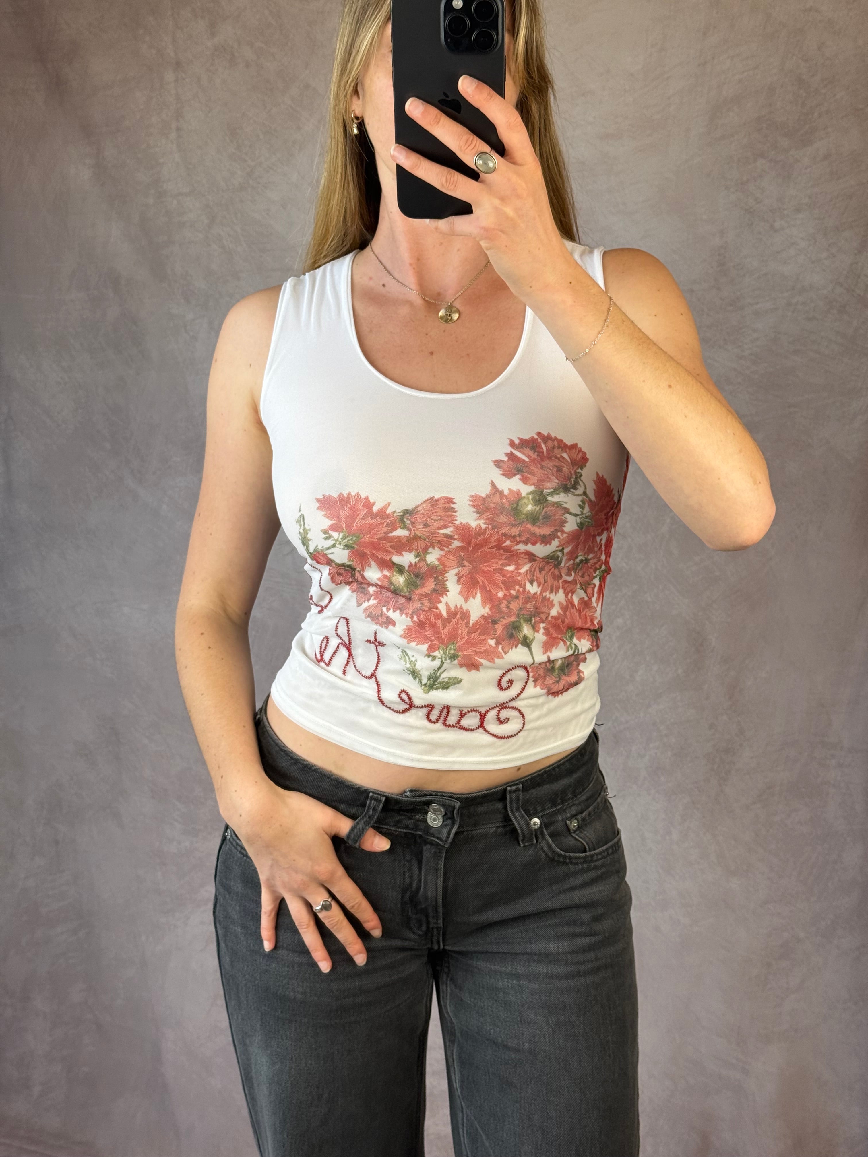 Save The Queen Y2K vintage tank top (S)