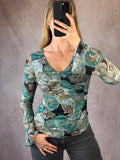 Y2K fairy whimsical blue top (S)