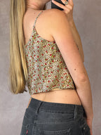 Vintage René Derhy fairy whimsical floral top (M)