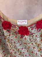 Vintage René Derhy fairy whimsical floral top (M)