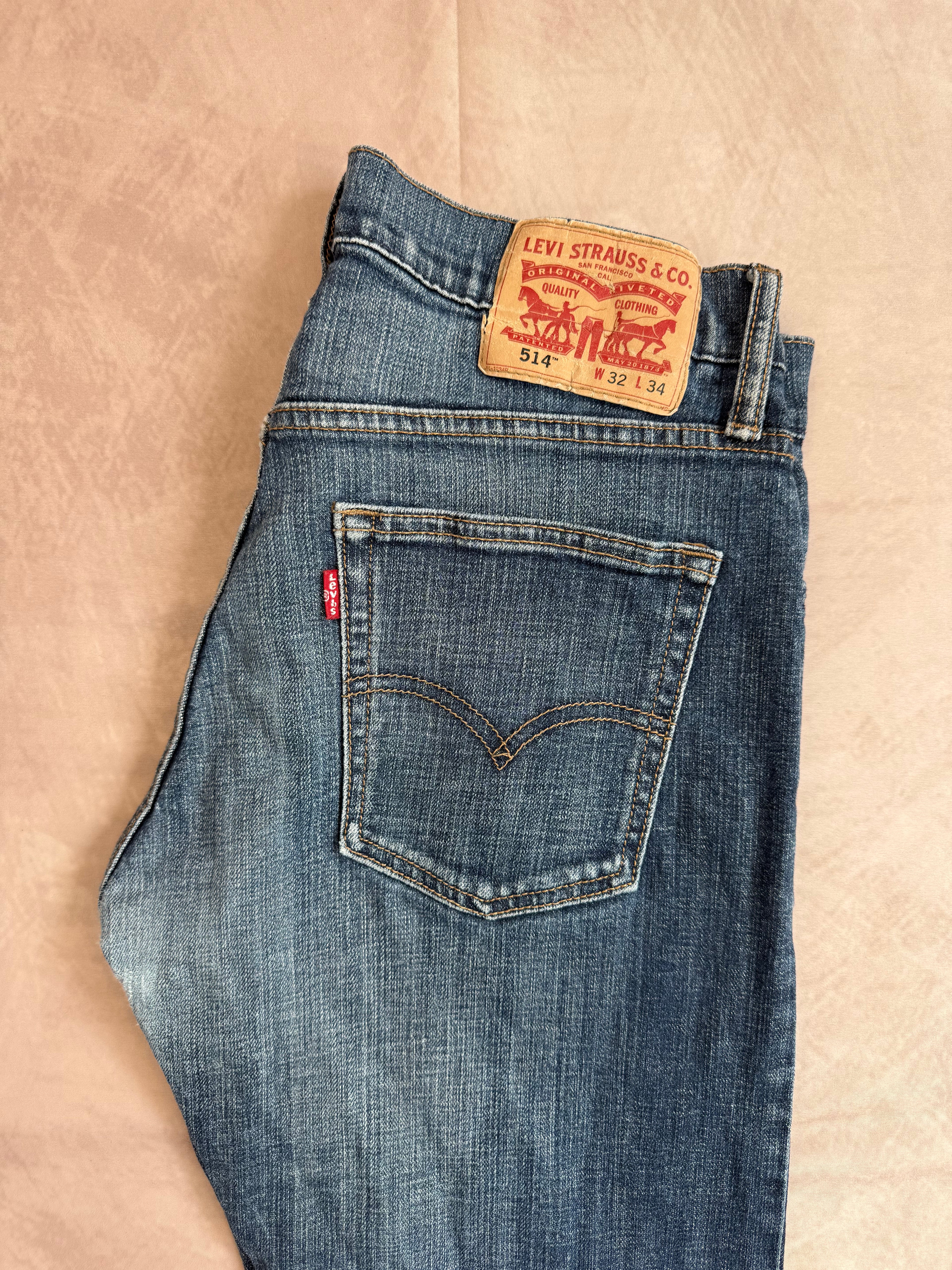 Y2k 00s 90s Levis 514 denim jeans (W32/L34)