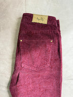 Pre-loved Tigerlily burgundy corduroy pants (S)