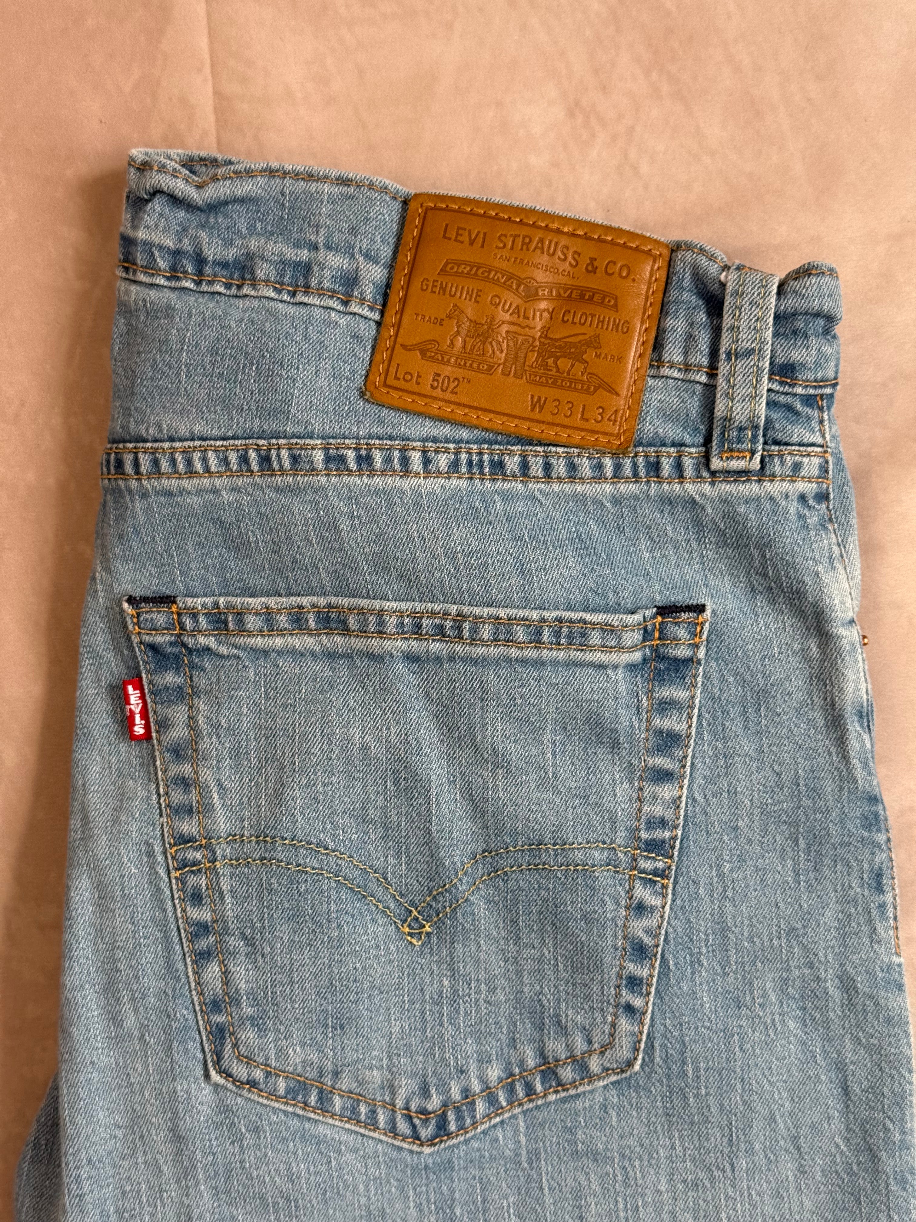 Y2k 00s 90s Levis 502 denim jeans (W33/L34)