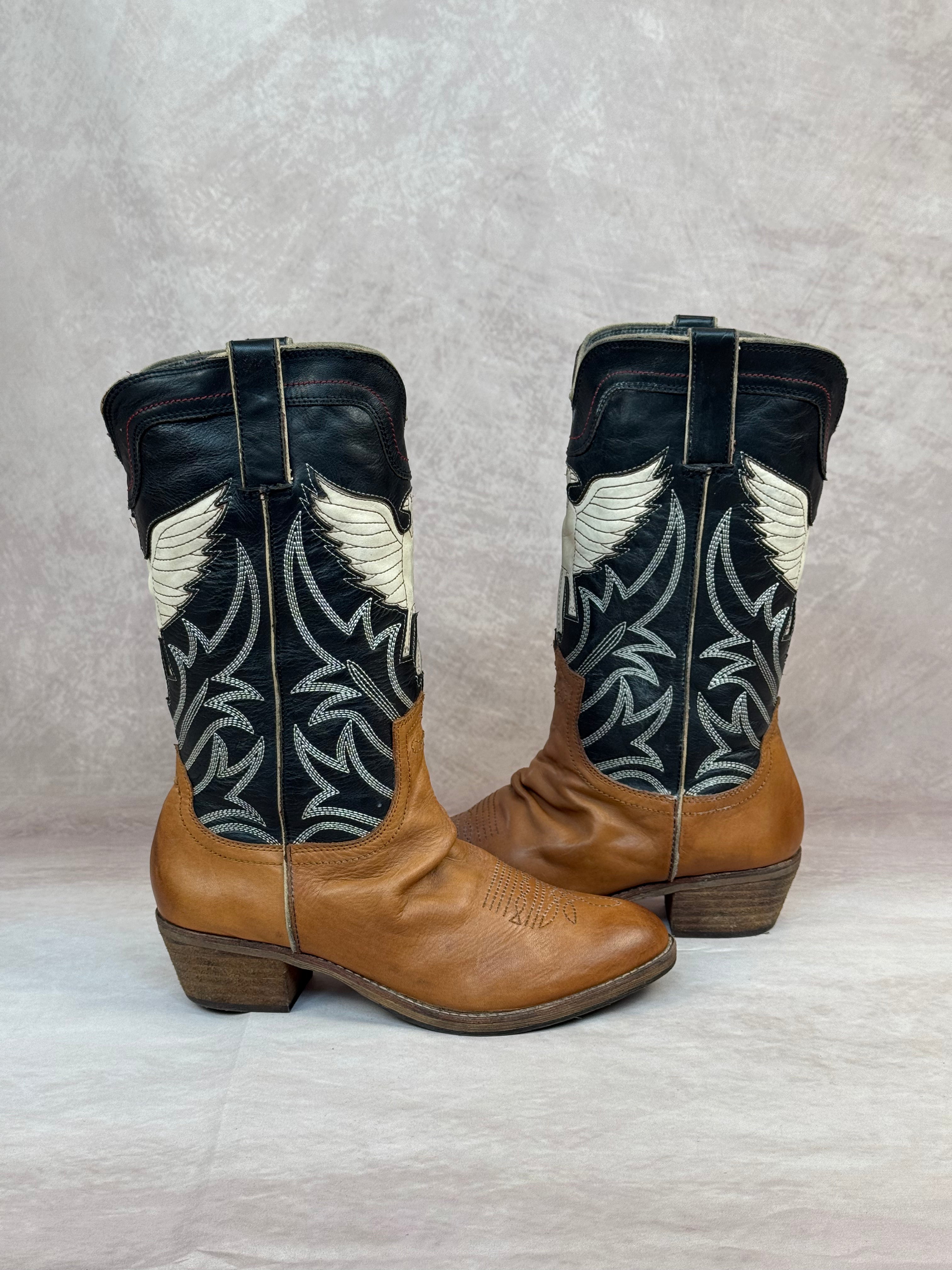 Sam Edelman vintage cowboy boots (UK 6.5)