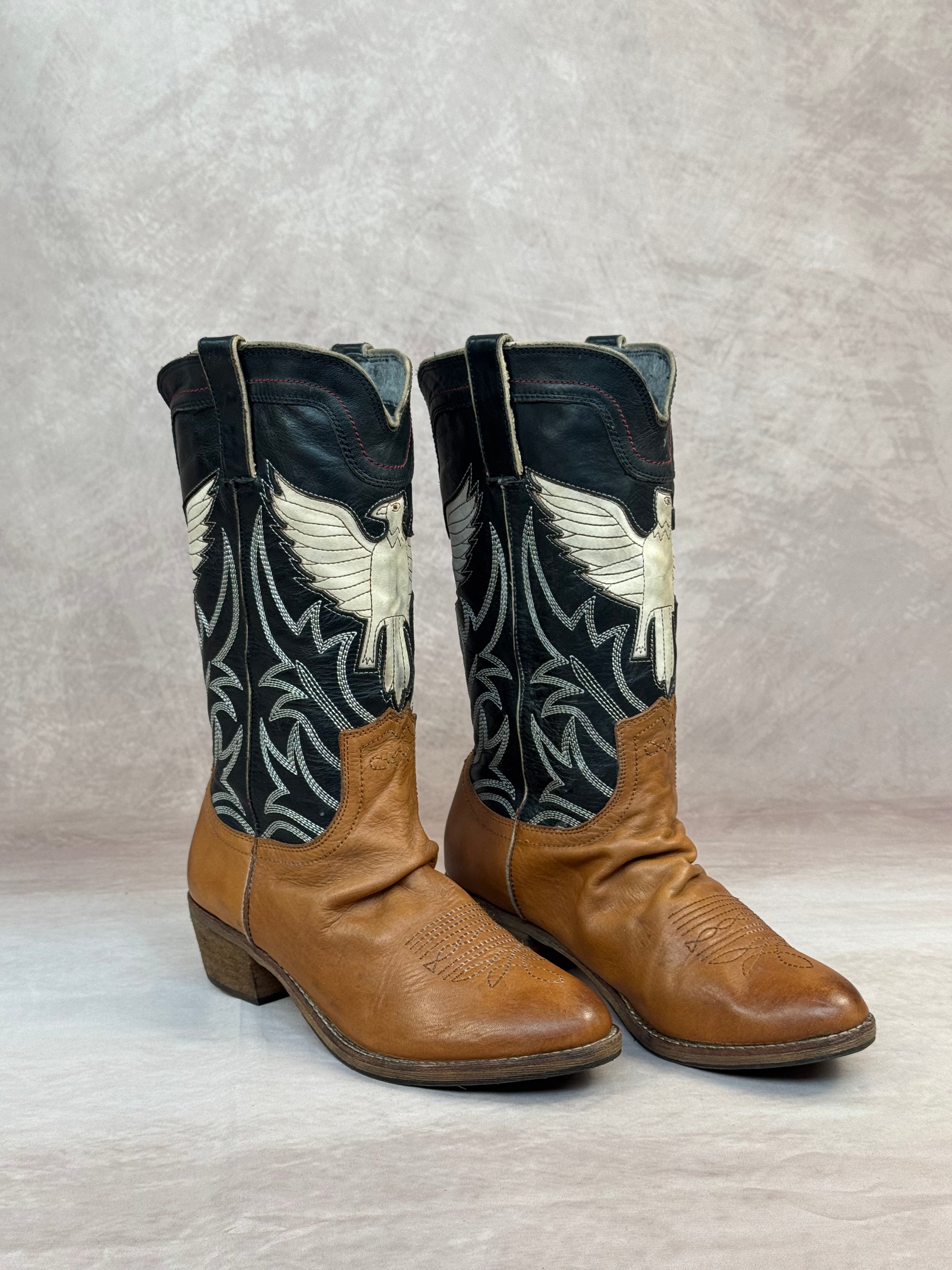 Sam Edelman vintage cowboy boots (UK 6.5)