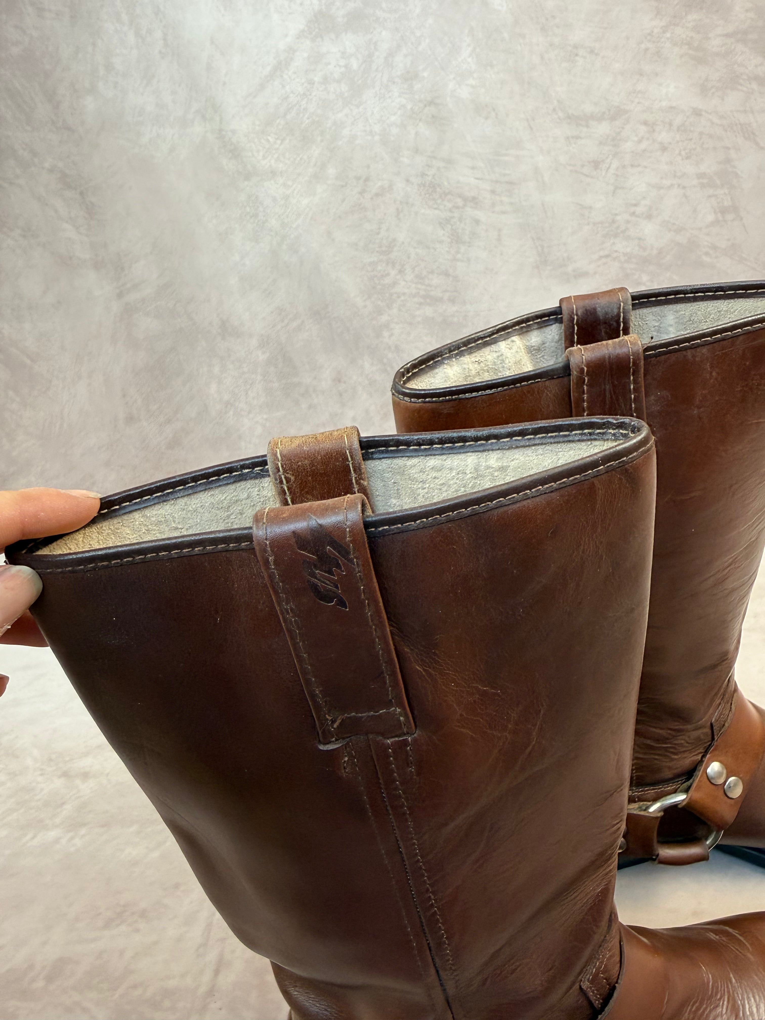 Vintage brown cowboy boots (UK 6)