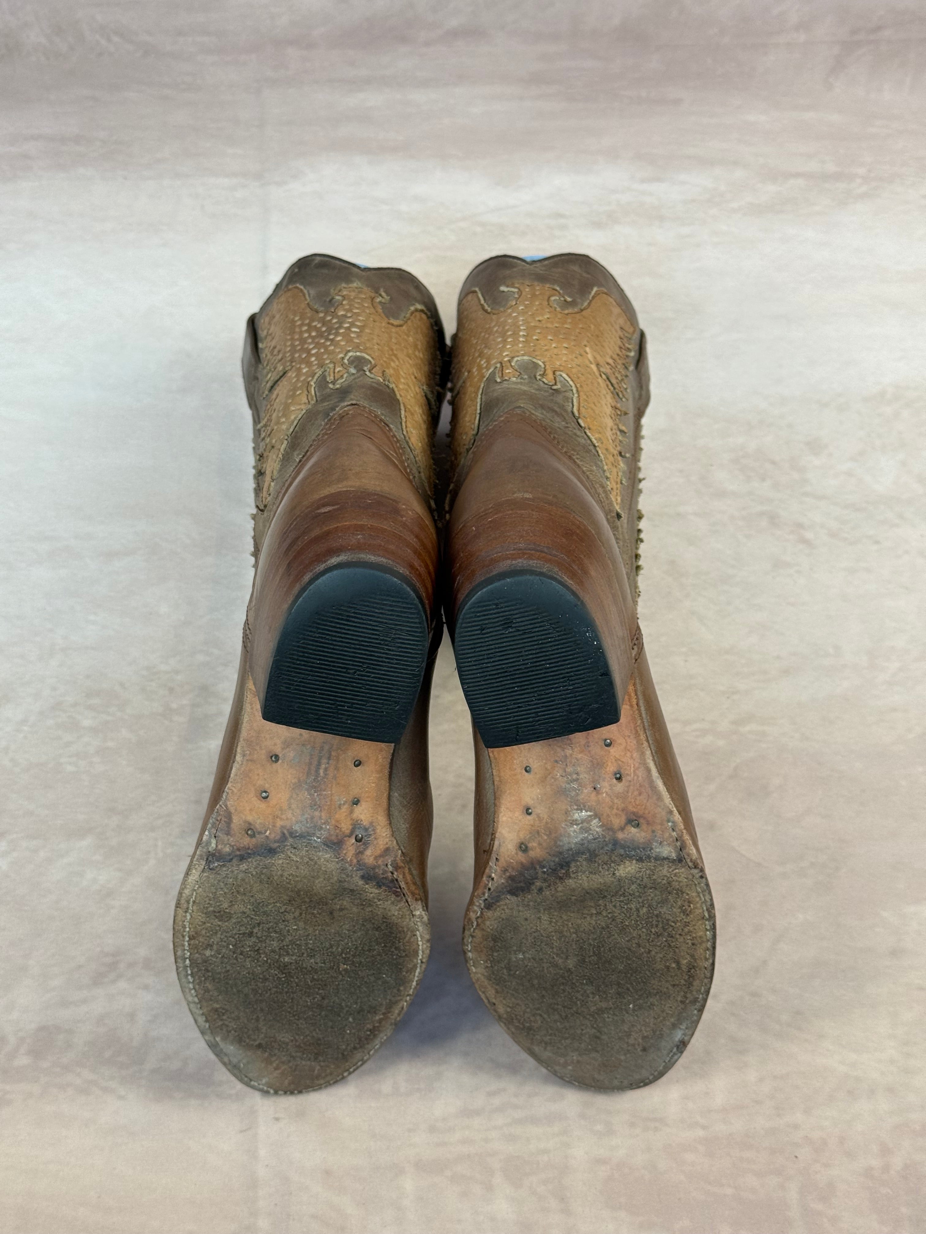 Vintage Sendra cowboy boots (UK 6)