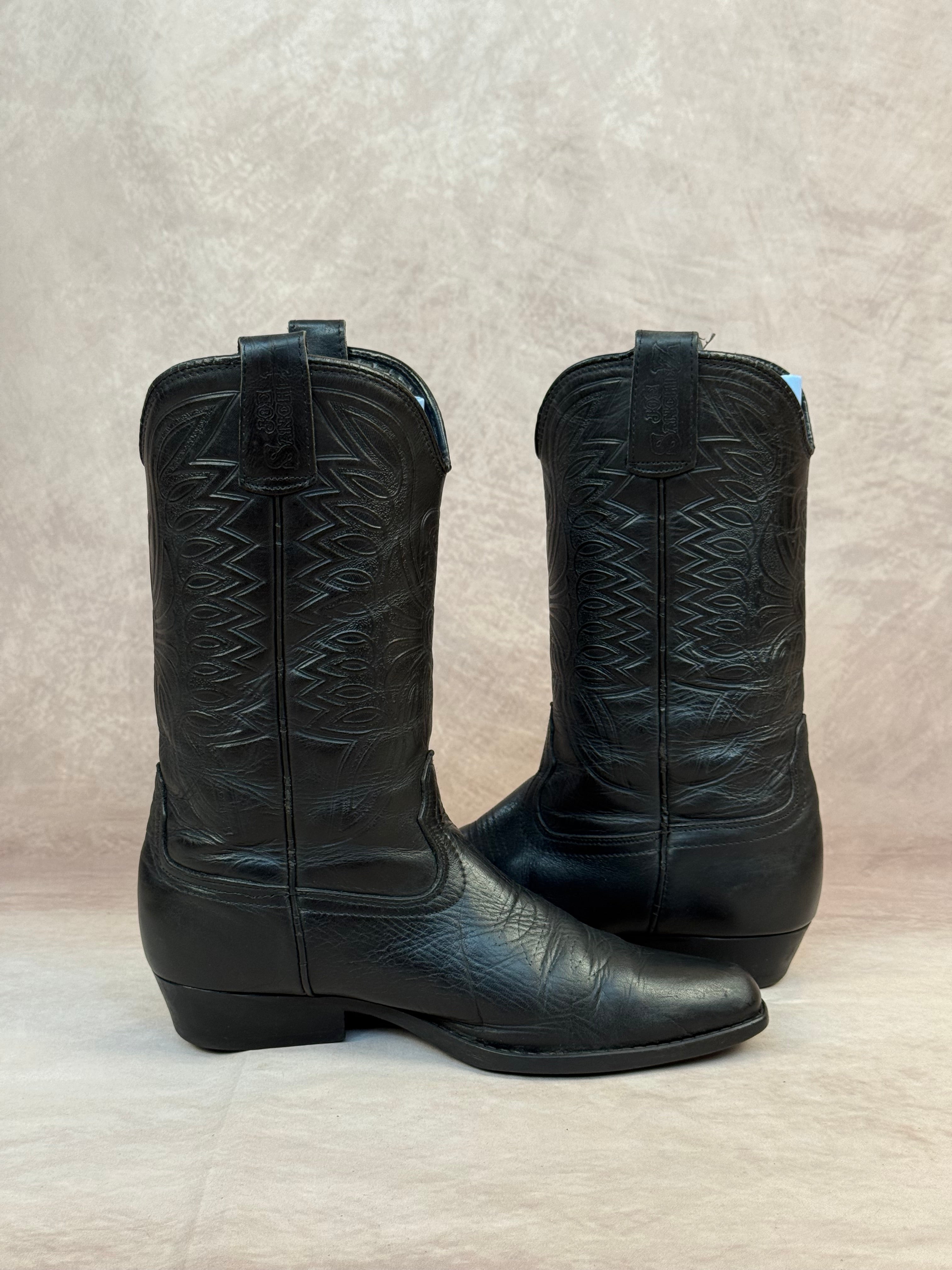 Vintage Joe Sanchez leather cowboy boots (UK 6)