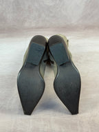 Vintage grey suede cowboy boots (UK 5)