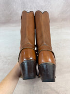 Vintage brown cowboy boots (UK 8.5)