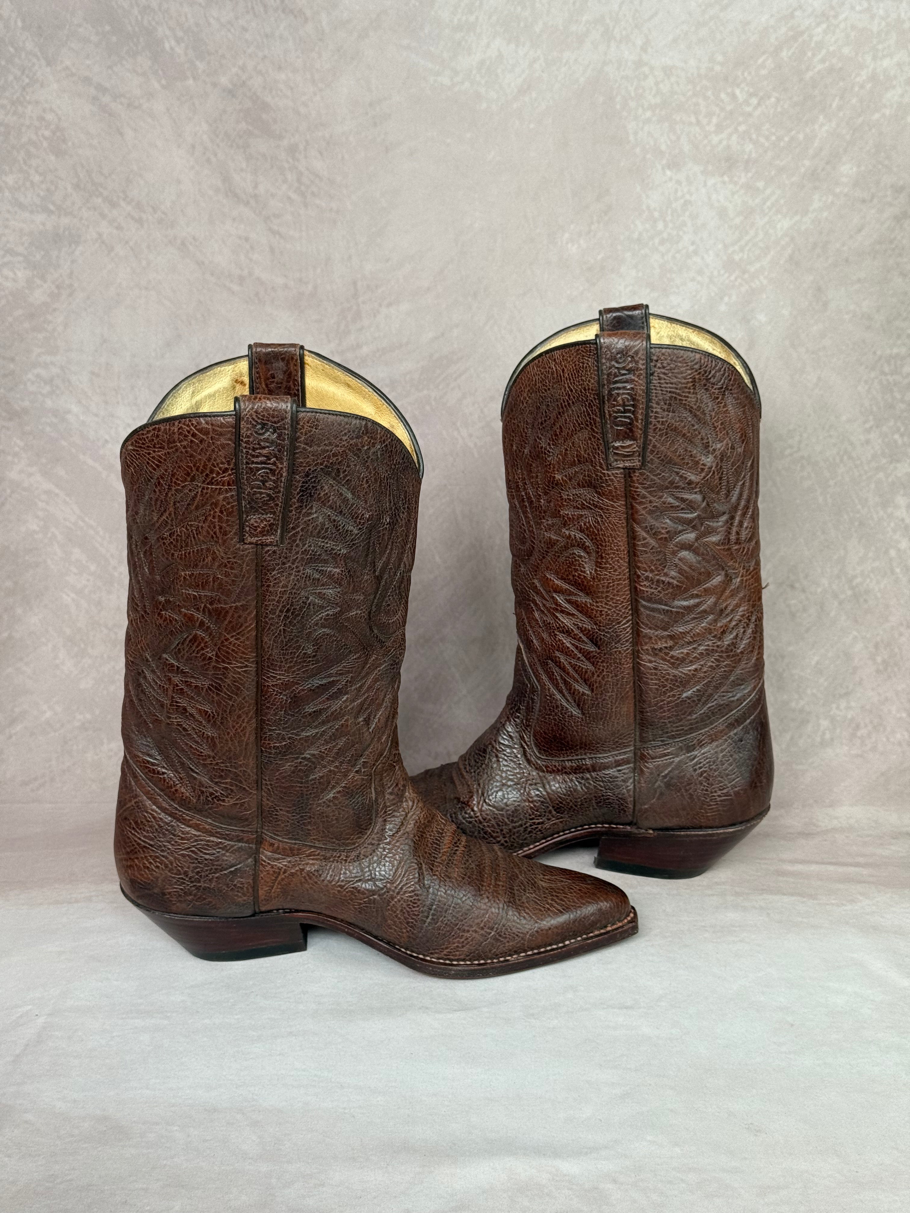 Sancho vintage brown cowboy boots (UK 8)