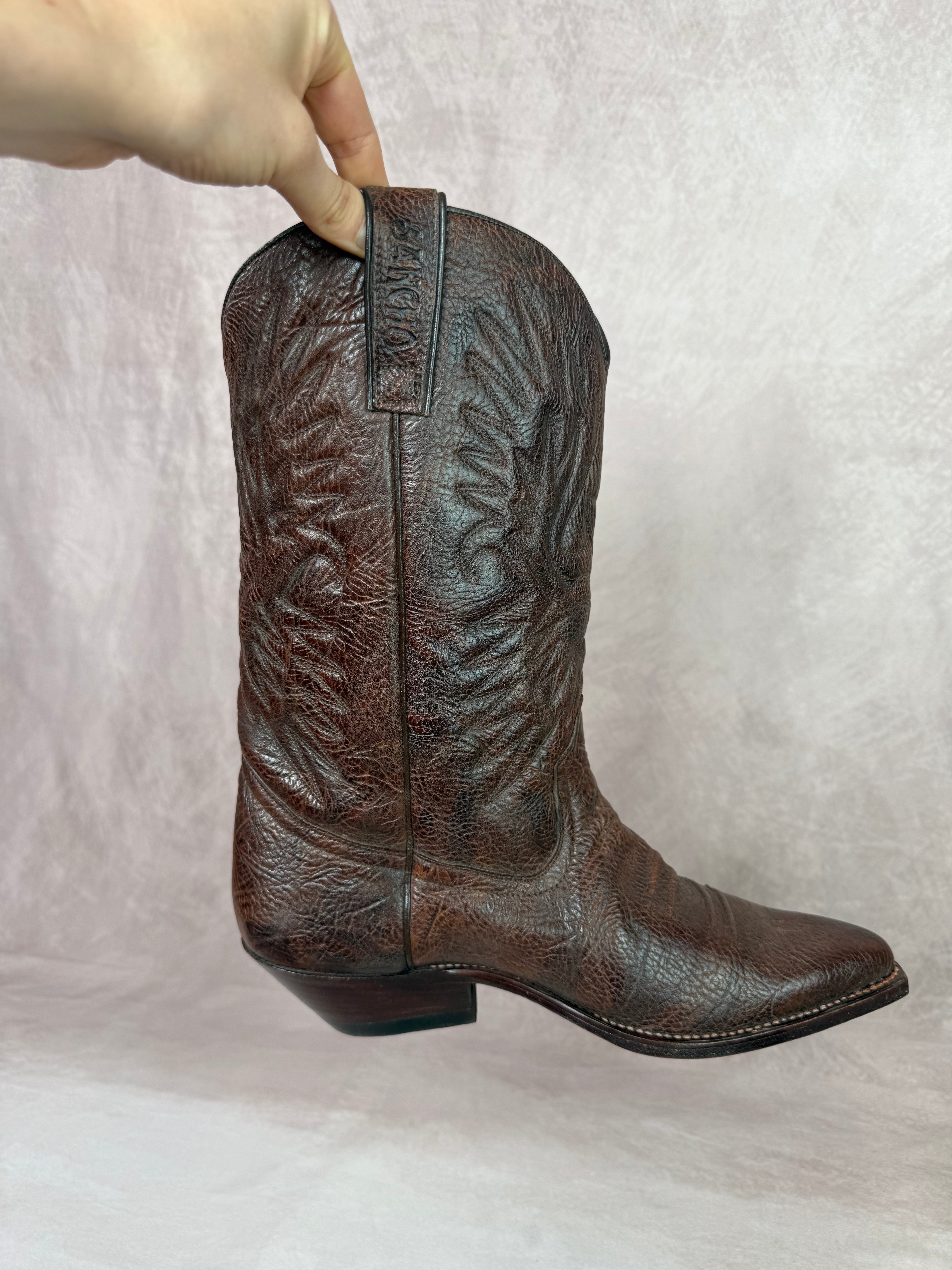 Sancho vintage brown cowboy boots (UK 8)
