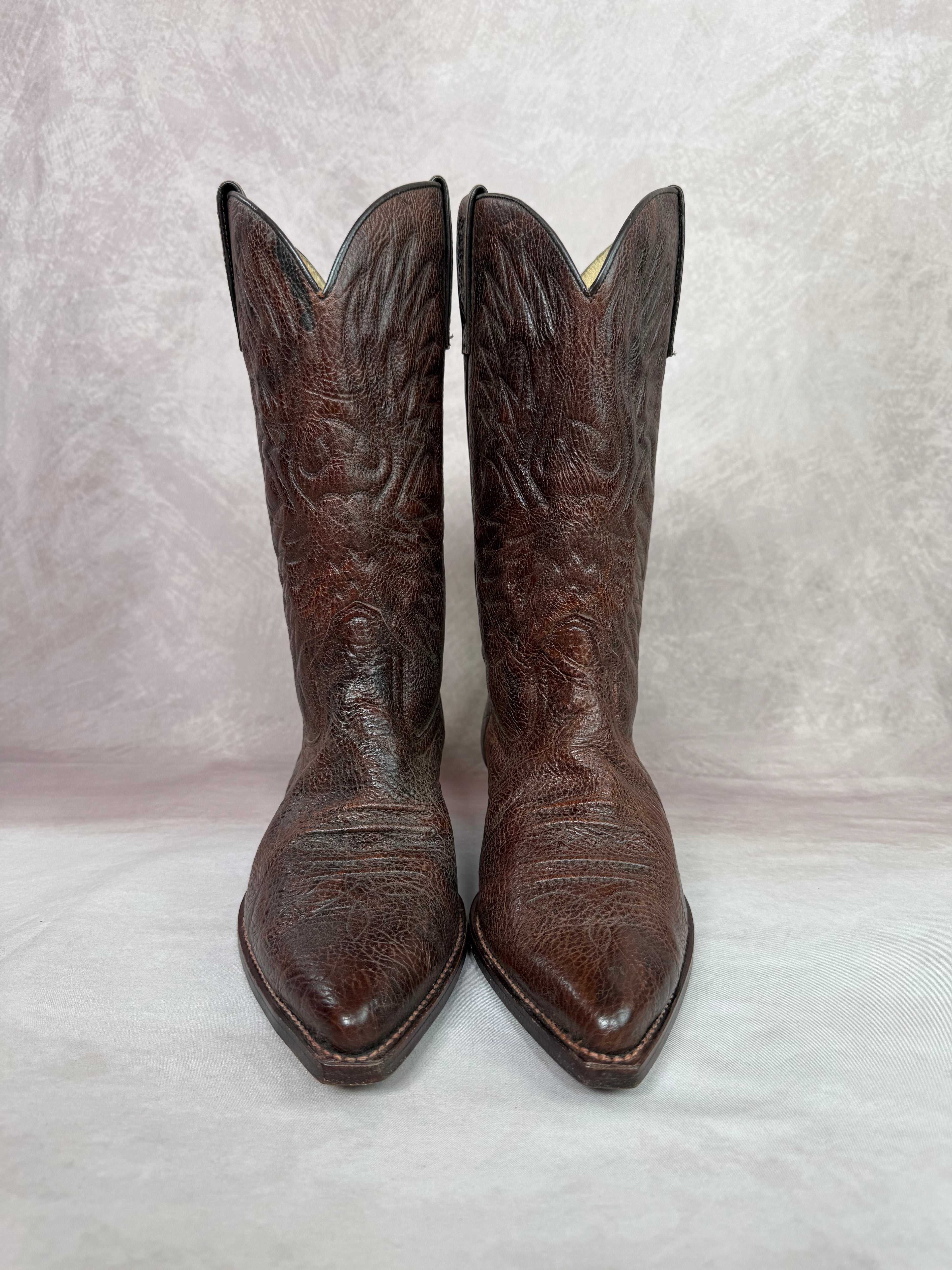 Sancho vintage brown cowboy boots (UK 8)