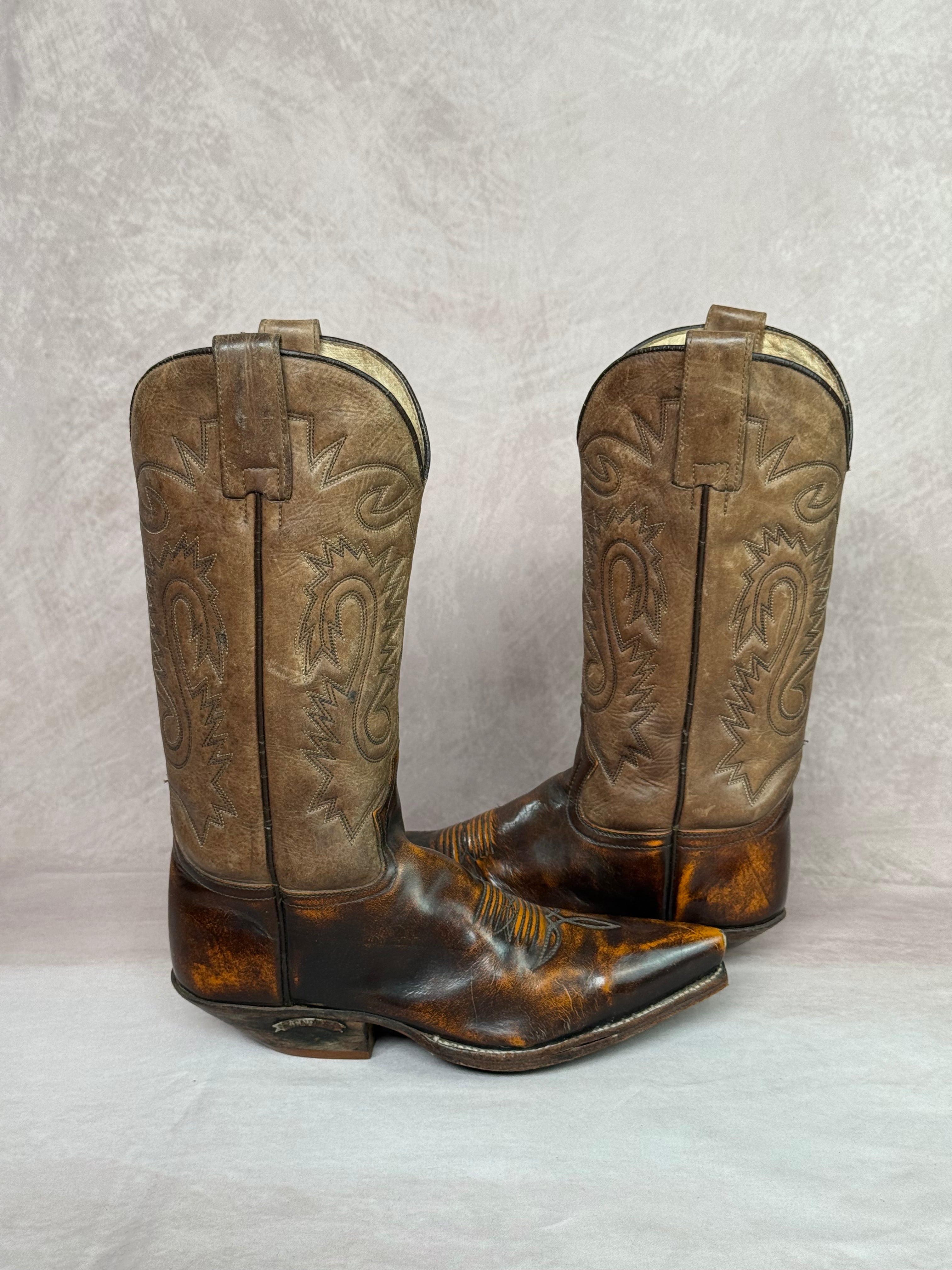 Sendra vintage brown cowboy boots (UK 4.5)