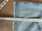 y2k 90s vintage denim mini skirt (L)