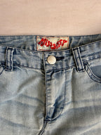 y2k 90s vintage denim miss sixty mini skirt (S)