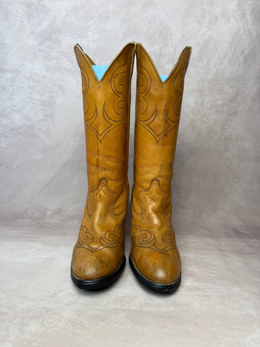 Vintage Brown Cowboy Boots (UK 5)