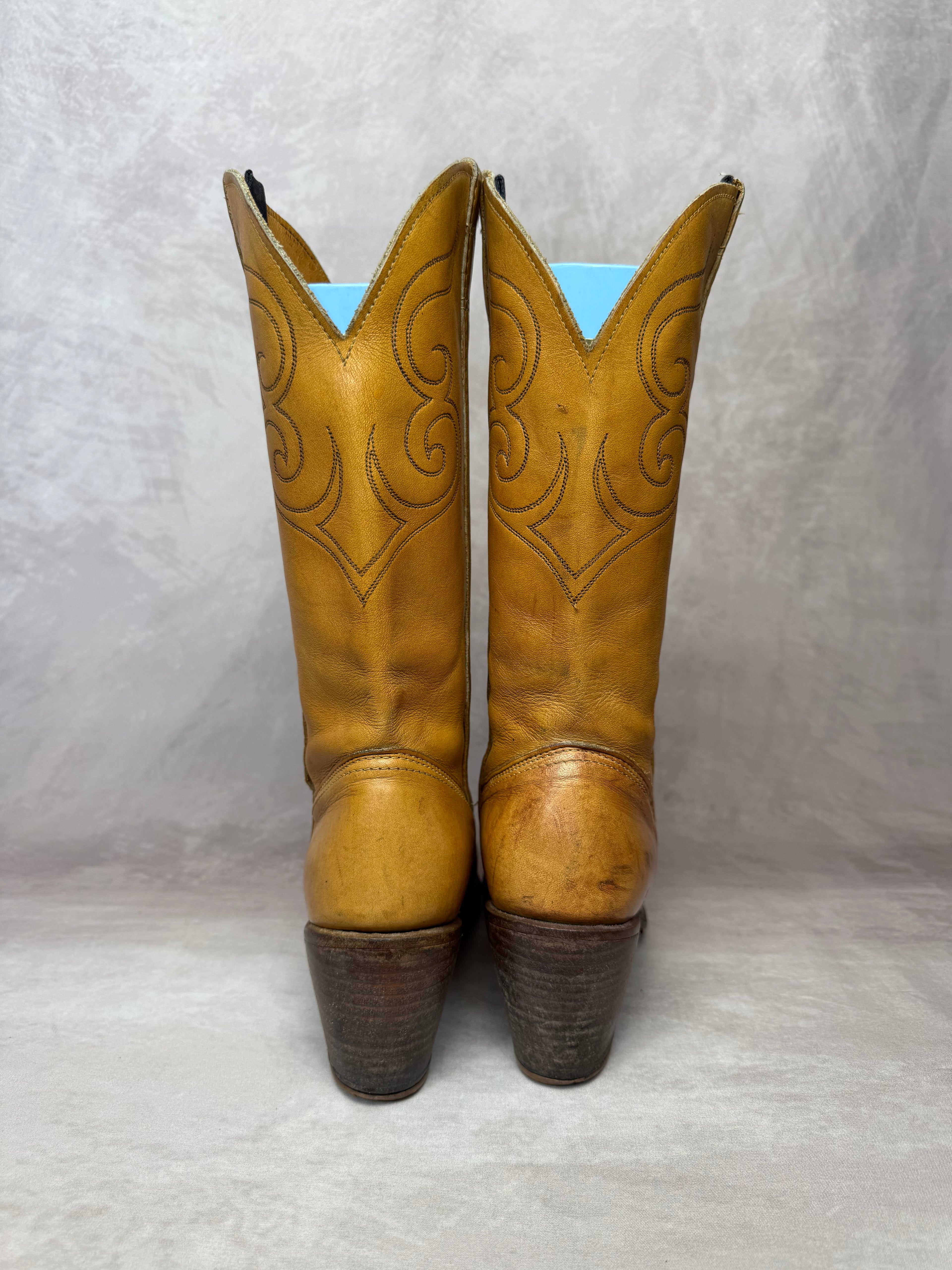 Vintage Brown Cowboy Boots (UK 5)