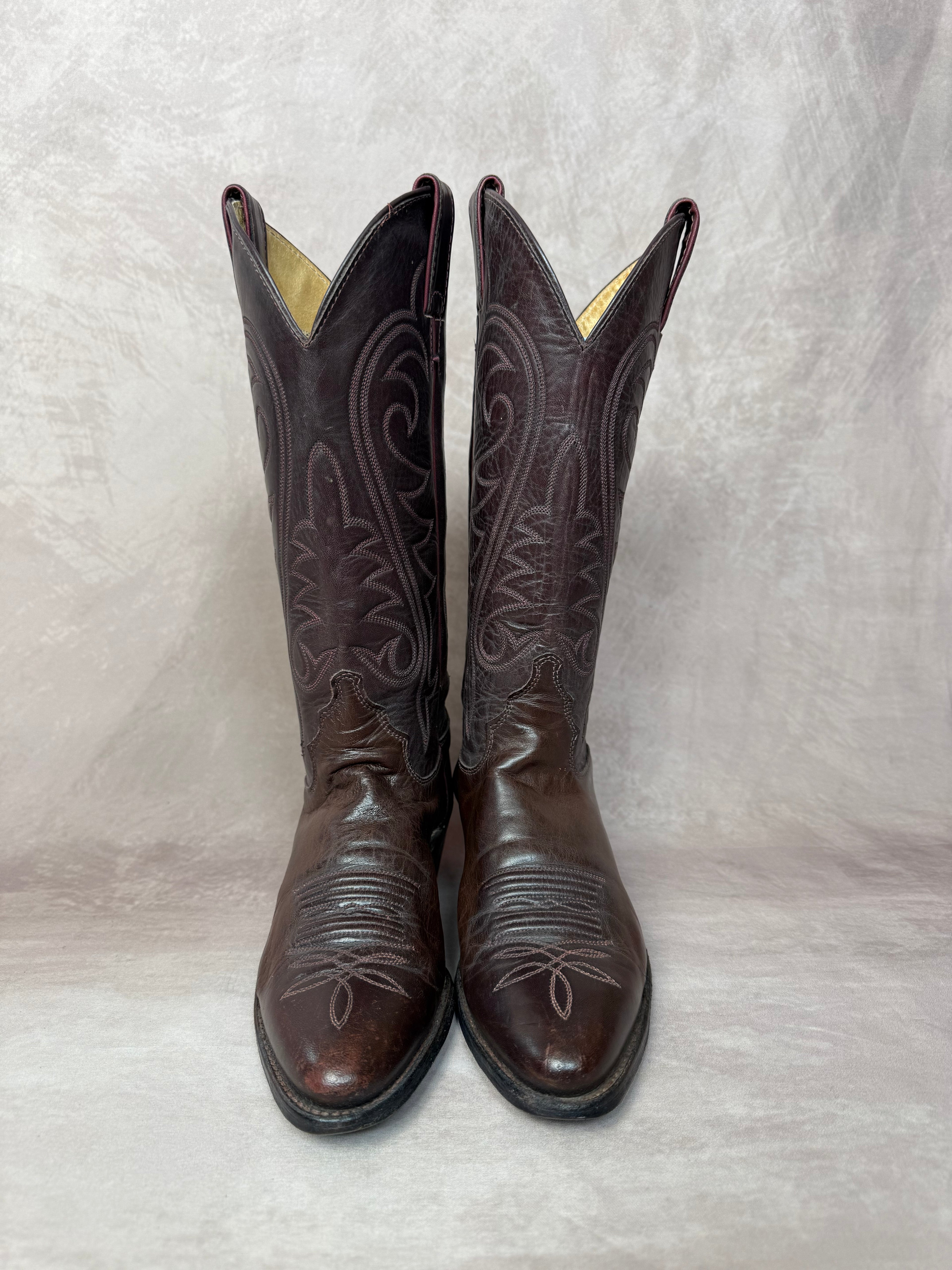 Vintage Justin Cowboy Boots (UK 7)