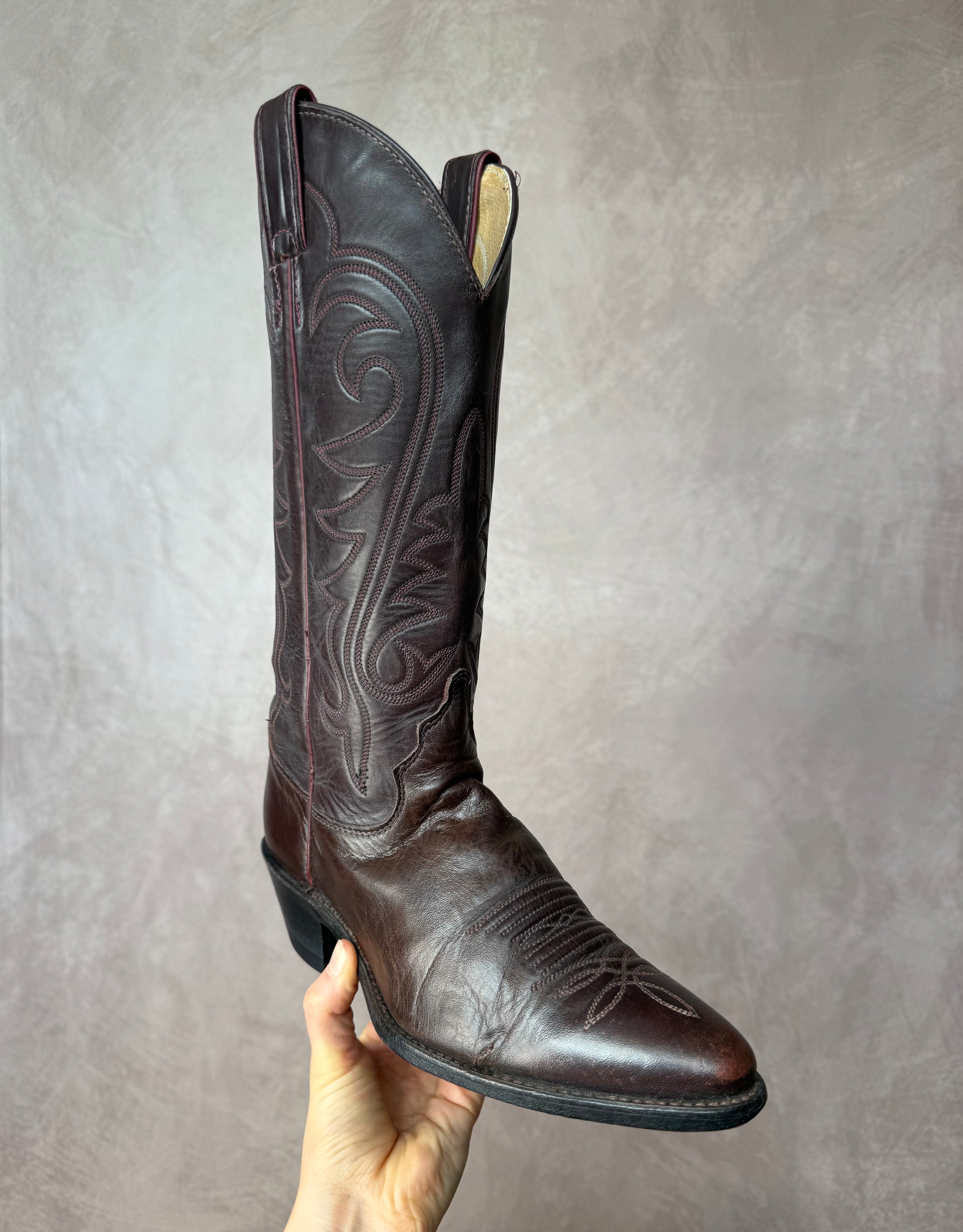Vintage Justin Cowboy Boots (UK 7)