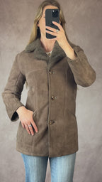 Vintage sheepskin coat (S)